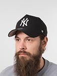 Бейсболка 47 BRAND арт. B-REPDT17WBP-BKE New York Yankees MLB (черный)